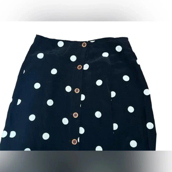 Free People Free People Retro Love Midi Skirt Black Size 0 - Picture 8 of 8